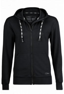 Damen-Kapuzenjacke, black