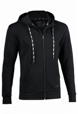 Herren-Kapuzenjacke, black