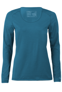 Shirt langarm, acqua