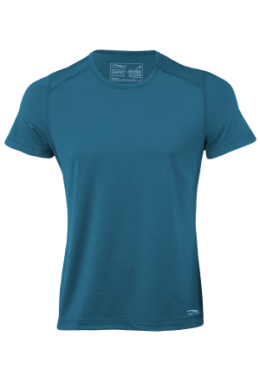 Herren-Shirt kurzarm, acqua