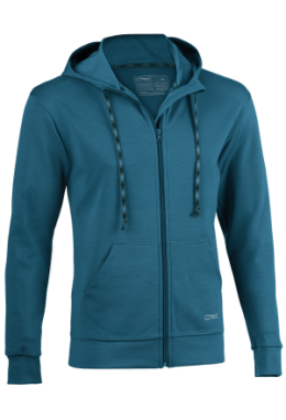 Herren-Kapuzenjacke, acqua