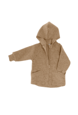 Baby-Jacke mit Kapuze, Walk, mandel me..