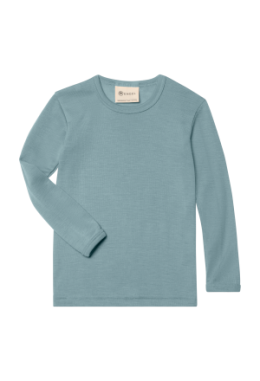 Kindershirt langarm, bergblau