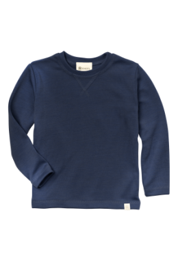 Kindersweatshirt langarm, marine