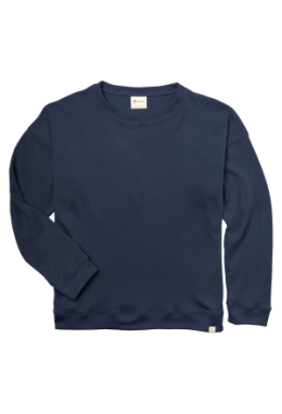 Sweatshirt Interlock, marine