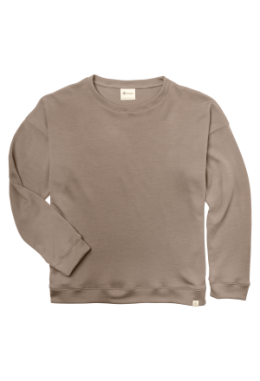 Sweatshirt Interlock, sand
