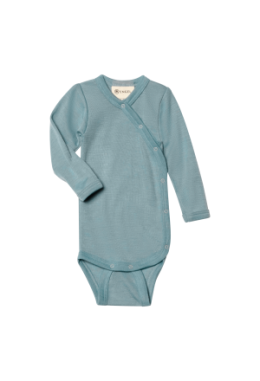 Wickelbody langarm bergblau