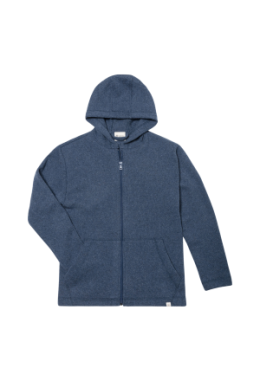 Damen-Kapuzenjacke, glatt rechts gestr..