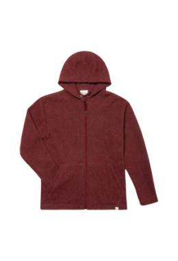 Damen-Kapuzenjacke, glatt rechts gestr..