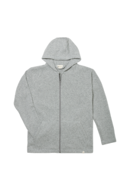 Herren-Kapuzenjacke, glatt rechts gest..
