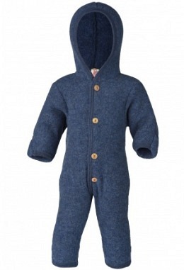 Baby-Overall, blau melange