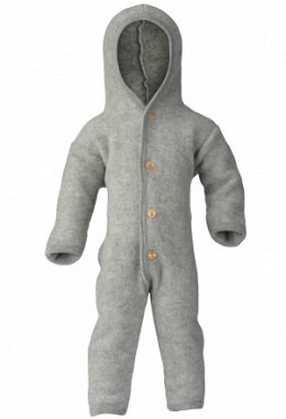 Baby-Overall, hellgrau melange