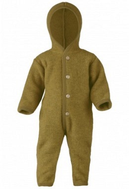 Baby-Overall, safran melange