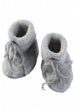 Baby-Schühchen, hellgrau melange