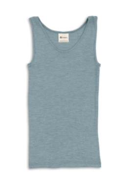 Damen-Trägerhemd, bergblau