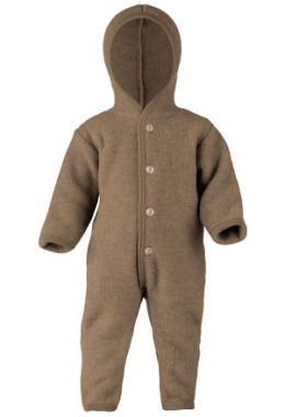 Baby-Overall, blau melange