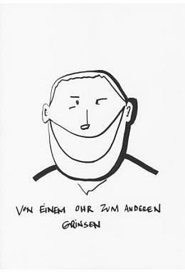 Von einem Ohr zum anderen grinsen