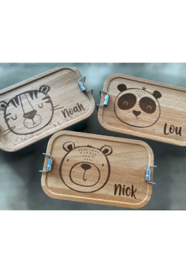 Znüniböxli mit Wunschmotiv in 2 Grösse..