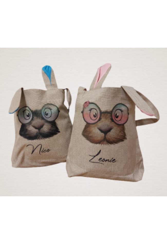 Ostersäckli Blau, Rosa oder Grün