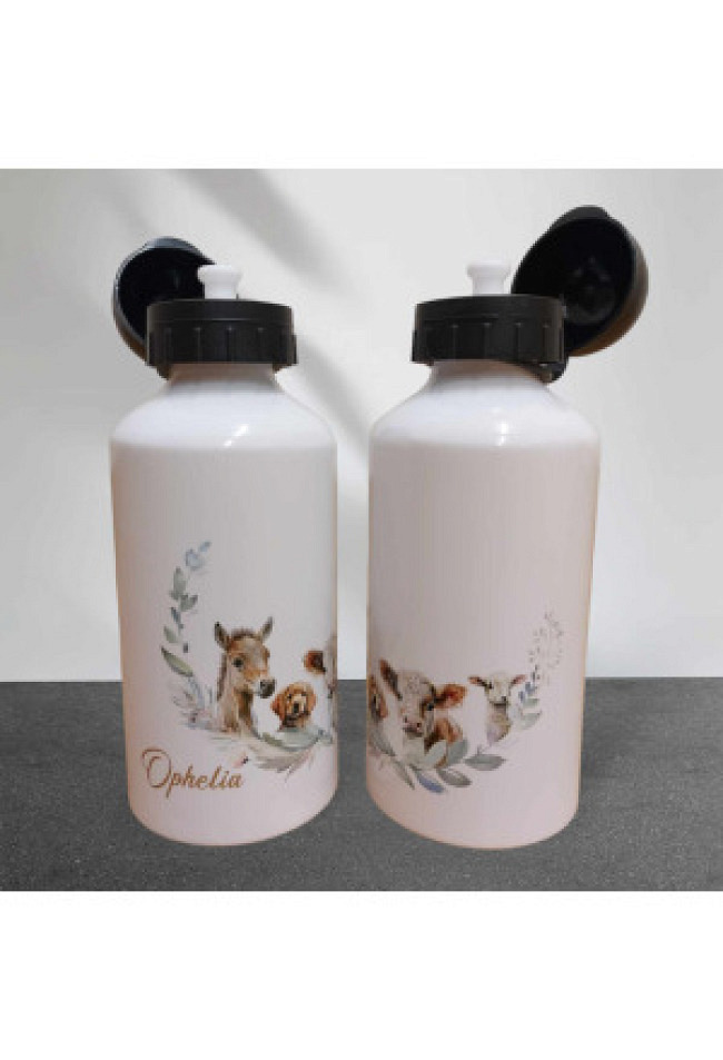 Aluminium Trinkflasche 400ml MIT WUNSC..