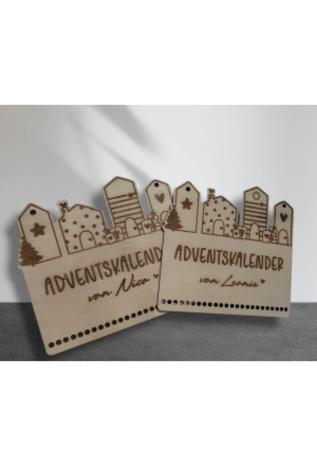 Aufhängung für Adventskalender- Säckch..