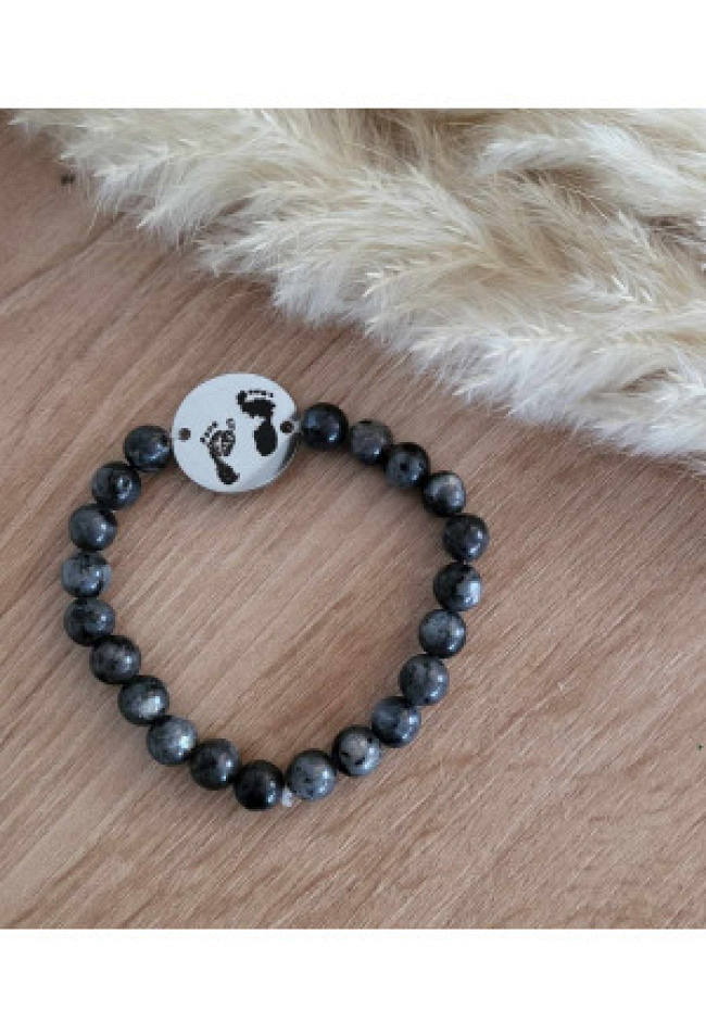Armband mit Fussabdrücken