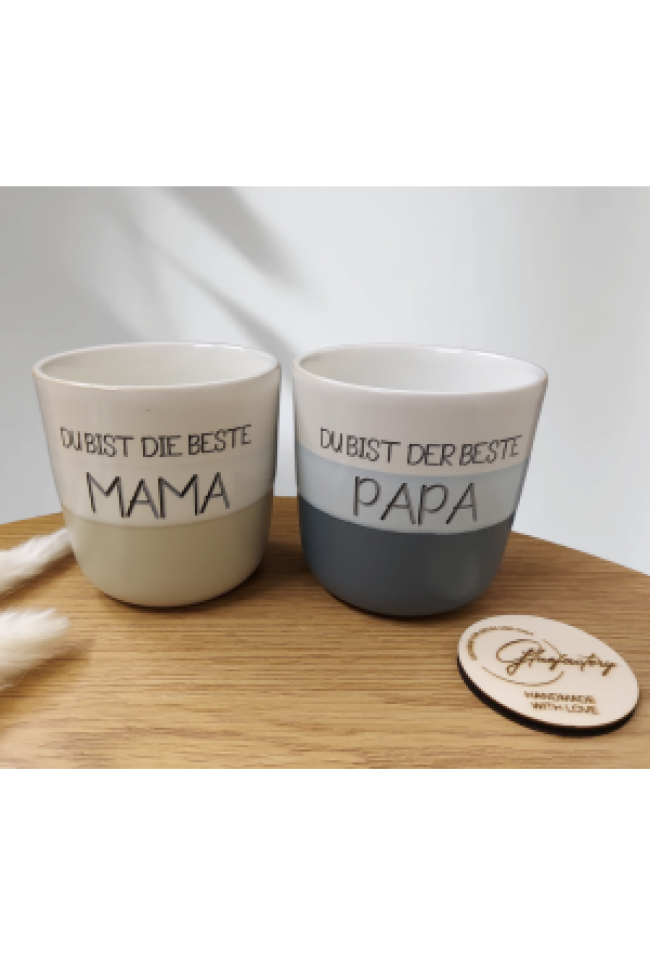 Kaffe- / Teebecher mit Wunschgravur