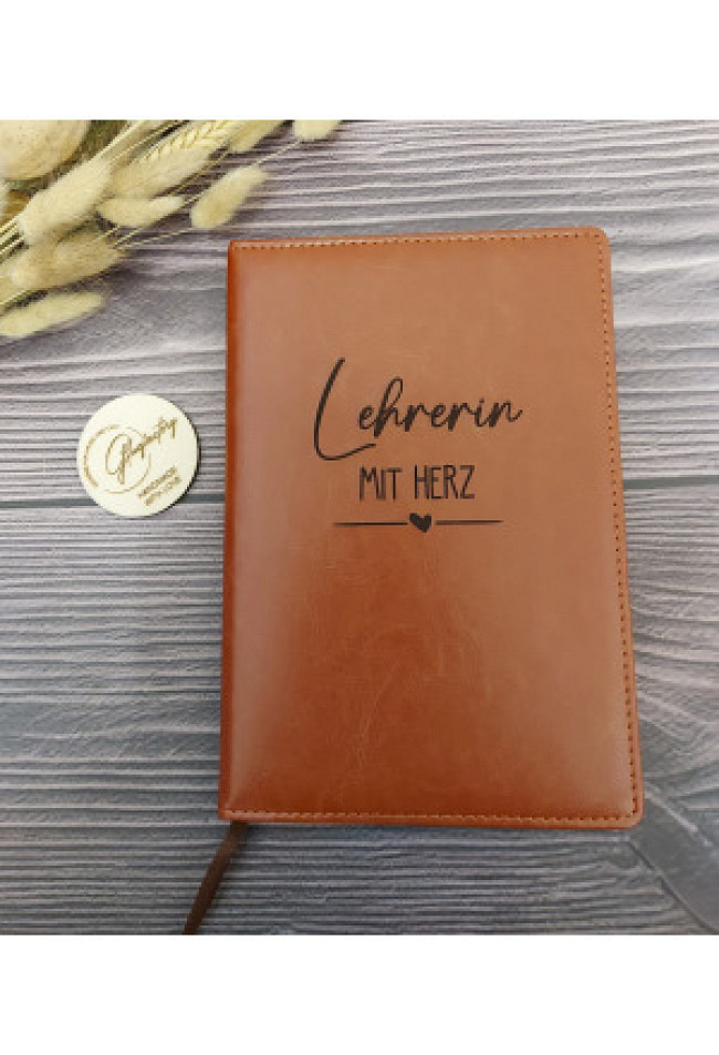 Leder Notizbuch mit Wunschgravur