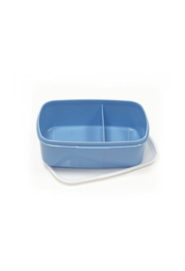 Snackbox mit Wunschdruck blau