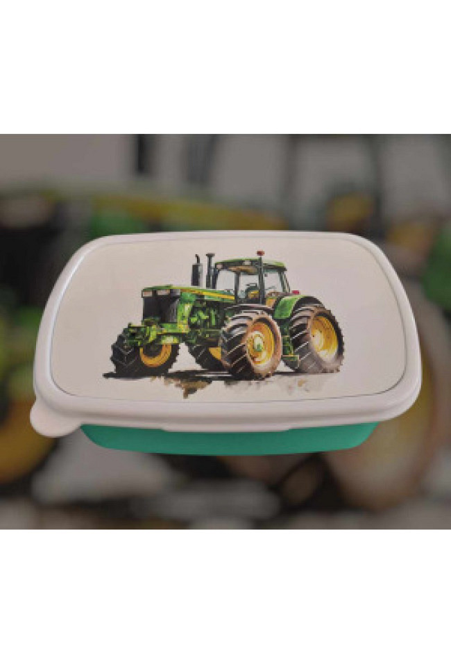 Snackbox mit Wunschdruck grün