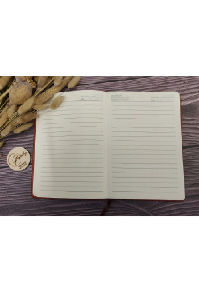 Leder Notizbuch mit Wunschgravur 