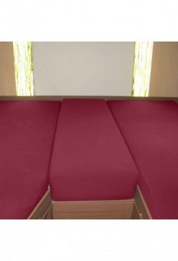 Fixleintuch-Set 3-teilig burgund