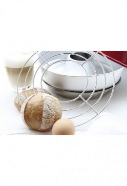 Omnia Aufbackgitter aus Edelstahl