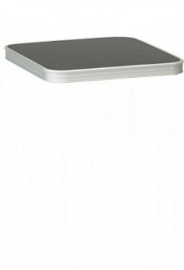 Isabella - Tischauflage zu Hocker - dunkelgrau