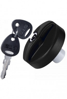 Safe-Tec - Tankdeckel mit Belüftung - schwarz inkl. 2 Schlüssel