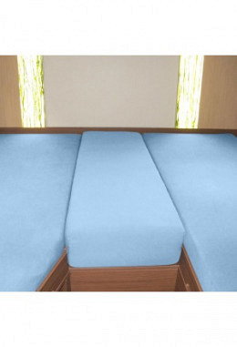 Fixleintuch-Set 3-teilig hellblau 