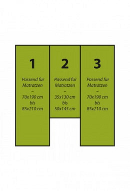 Fixleintuch-Set 3-teilig platin