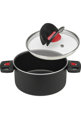 BALLARINI Kochtopf mit Deckel Click & Cook  Ø 16cm