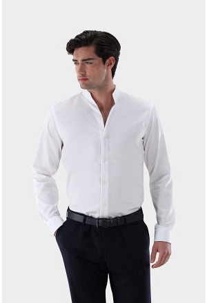 Bügelfreies Twill Hemd Slim Fit