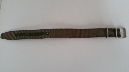 IWC green Nato strap IWE08820 (20mm; normal length) + 20mm buckle