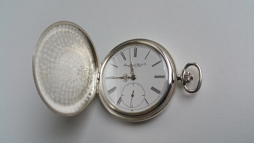 IWC Portugieser-style pocket watch ref. 5404; cal. 9820 (service/manual/sleeve)