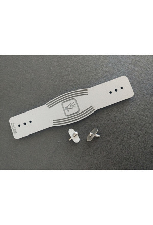 Foil Footstraps | Single light grey