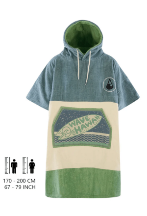 Poncho Curitiba, Baumwolle Velours