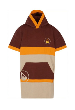 Travel Poncho Porlamar, Baumwolle Waffle Piquee 