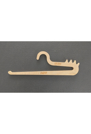 Nachhaltiger Neoprenanzug Kleiderbügel aus Holz