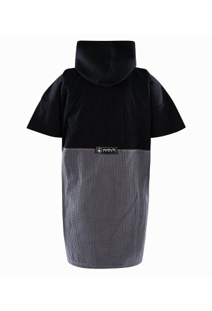 Travel Poncho El Yaque, Baumwolle Waffle Piquee