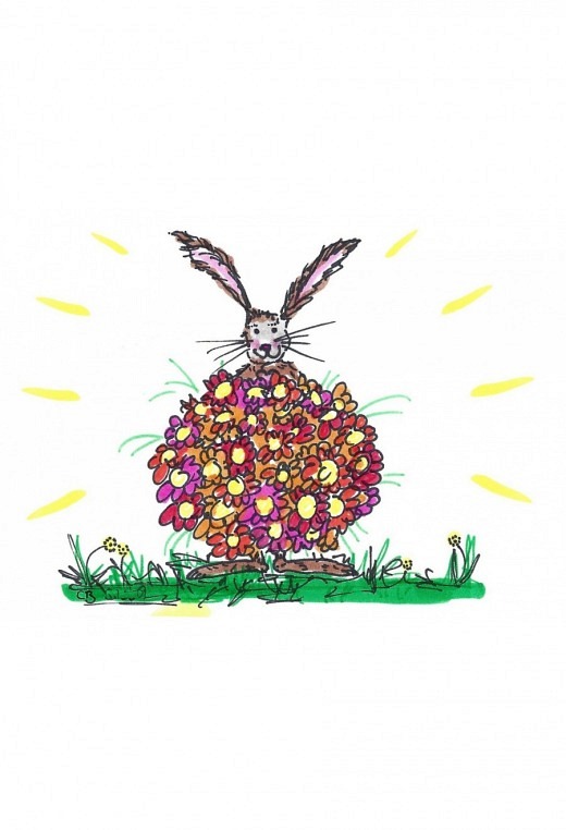 Blumen für dich Klappkarte