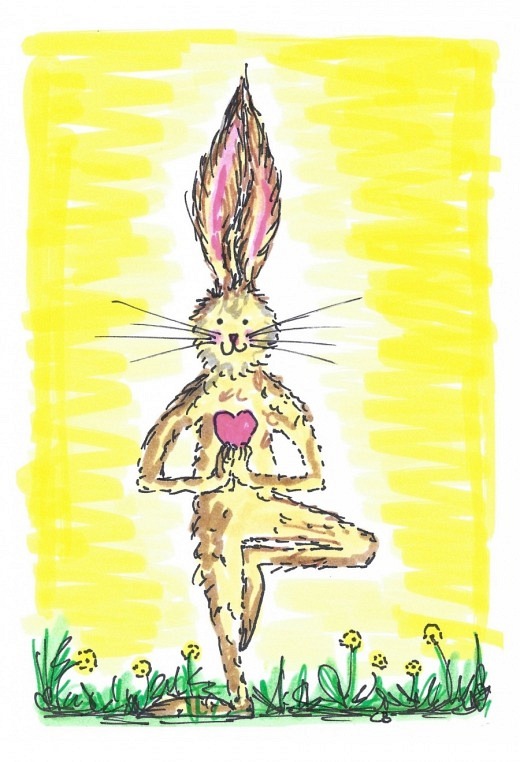 Yoga-Hase