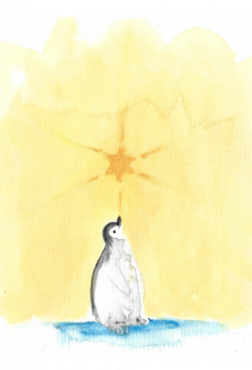 Kleiner Pingu & Stern