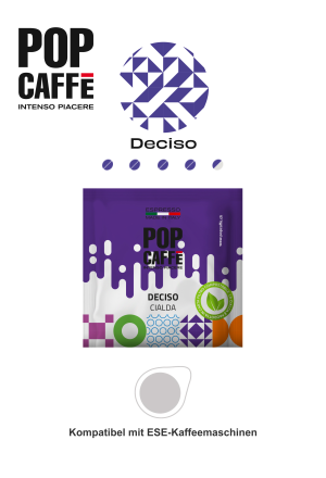 POP caffè Pad / Karton á 150 Pads / Kompatibel mit ESE-Pad..